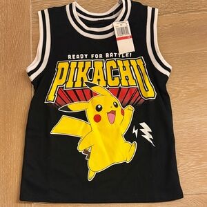 Pokemon Pikachu Kids Jersey - Black and Yellow NWT kids size XS